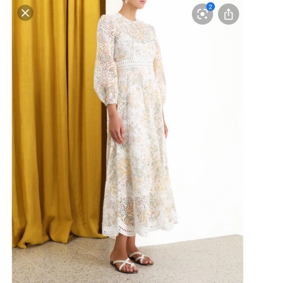 Nwt Zimmermann Amelie Embroidered Long 